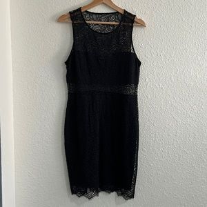 Black Express cutout cocktail dress